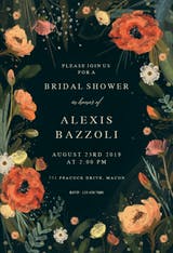 Wild Flowers - Bridal Shower Invitation